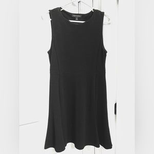 Banana Republic sleeveless black dress.